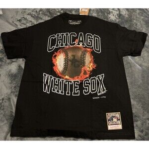 LARGE Men’s Mitchell & Ness Chicago White Sox MLB T-Shirt Black